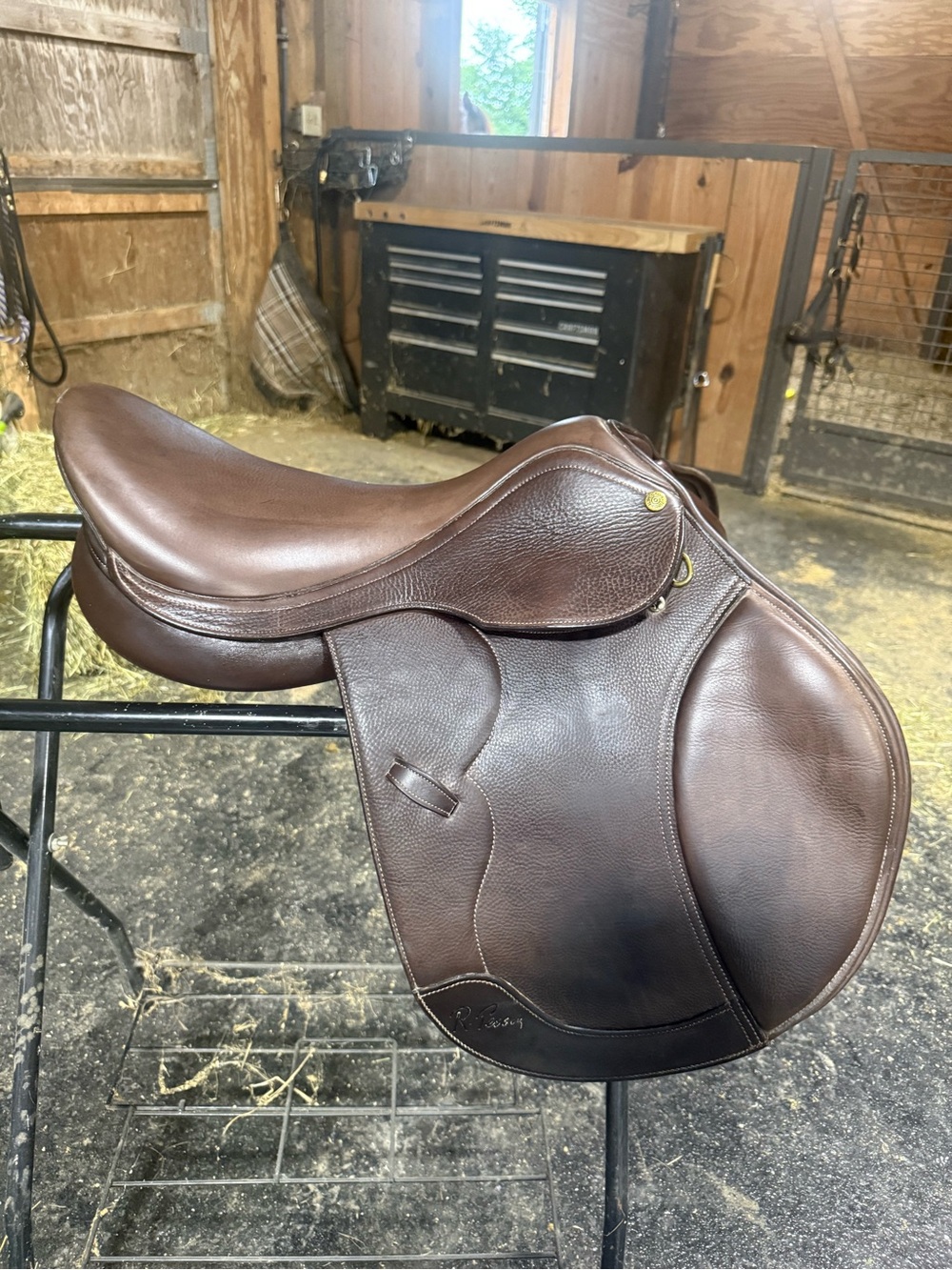 17.5” Leather English Saddle Pessoa Gen3X